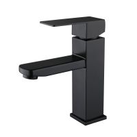 Kitchen Basin Mixer Faucet Black